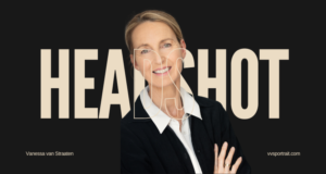 Professional camera and studio setup used for modern branding and headshot photography